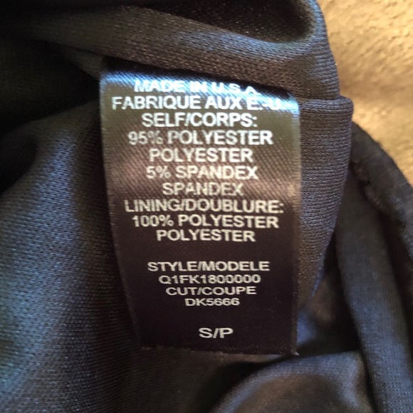 RUFFLE BLACK MINI DRESS - Picture 4 of 4